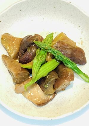 茄子とアスパラのオイスターソース炒め-レシピのメイン写真