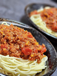 簡単!!ミートソースパスタ!-レシピのメイン写真