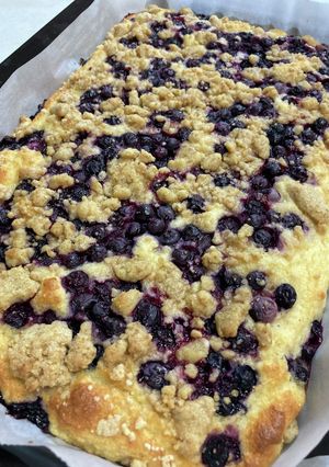 ブルーベリークランブルおからケーキ-レシピのメイン写真
