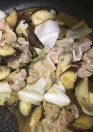 豚ナスとキャベツの味噌炒め-レシピのメイン写真