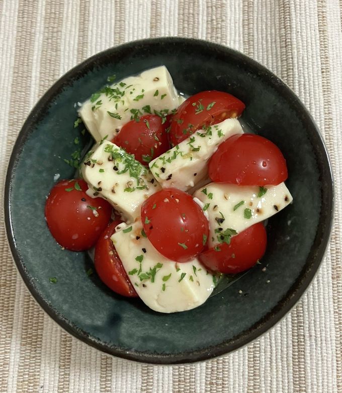 トマトと塩こうじ豆腐のカプレーゼ-レシピのメイン写真