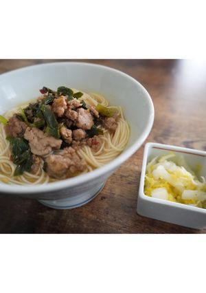 [簡単ずぼら]餃子残り具材台湾にゅうめん-レシピのメイン写真