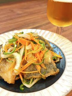 魚の下処理なし!アジの南蛮漬け-レシピのメイン写真