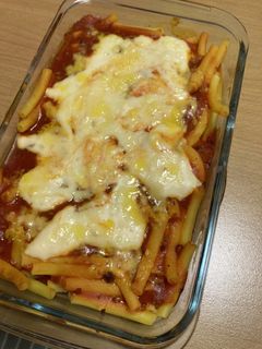 ミートソースマカロニグラタン-レシピのメイン写真