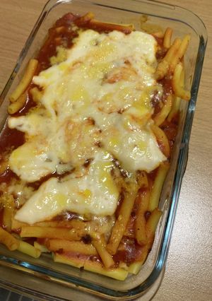 ミートソースマカロニグラタン-レシピのメイン写真