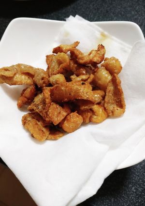 鶏肉の皮チップ-レシピのメイン写真