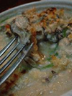 熱々がおいしい♪牡蠣とほうれん草のグラタン-レシピのメイン写真
