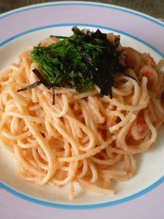 美味しいたらこスパゲティー!-レシピのメイン写真