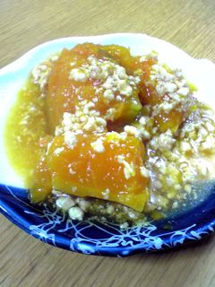 かぼちゃの鶏そぼろ煮-レシピのメイン写真