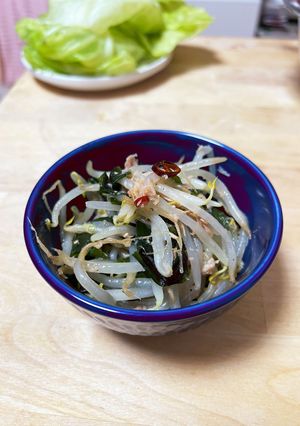 かんたん酢☆ツナともやしとワカメ中華和え-レシピのメイン写真