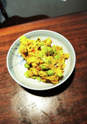 かぼちゃとむき枝豆のツナマヨサラダ-レシピのメイン写真