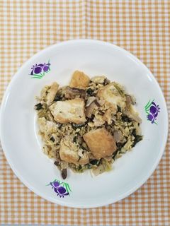 ベーコンと厚揚げの卵炒め-レシピのメイン写真