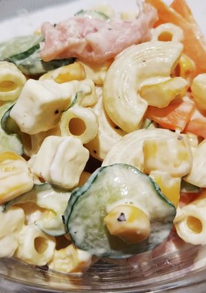 アーモンドチーズと生ハムのマカロニサラダ-レシピのメイン写真