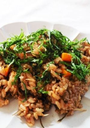 沖縄風!炊きこみ味噌ご飯-レシピのメイン写真