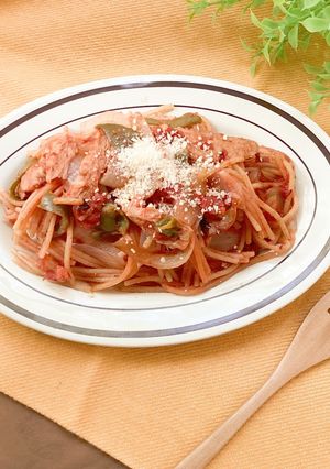 炊飯器でナポリタン-レシピのメイン写真