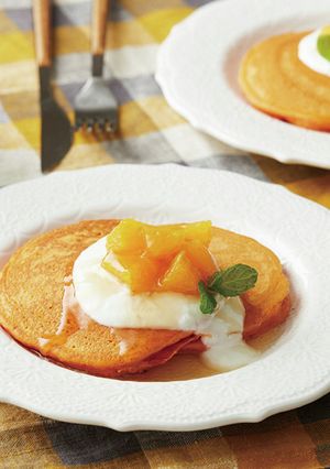 野菜ジュースパンケーキ-レシピのメイン写真