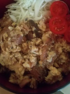 サバ缶丼-レシピのメイン写真