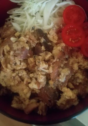 サバ缶丼-レシピのメイン写真