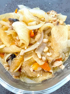 大根と鶏ひき肉炒め-レシピのメイン写真