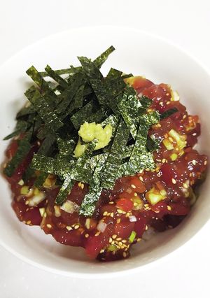 マグロのたたき丼-レシピのメイン写真