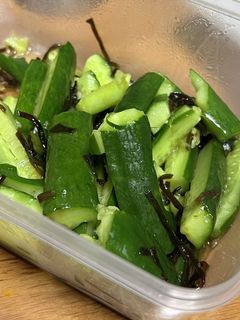 きゅうりの塩昆布和え-レシピのメイン写真