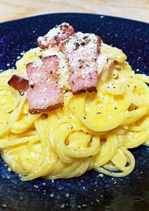 カルボナーラ-レシピのメイン写真