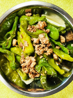 畑のピーマンちゃちゃっと塩にんにく炒め丼-レシピのメイン写真