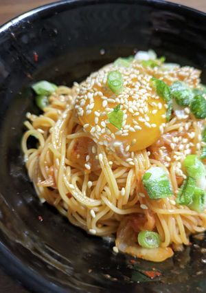 汁なしキムチそうめん-レシピのメイン写真