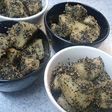ポテトの黒ゴマ和え