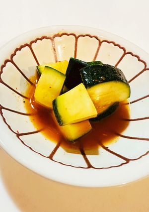 混ぜるだけ簡単美味ズッキーニのキムチ和え-レシピのメイン写真