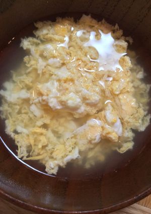 粒みそで卵スープ-レシピのメイン写真