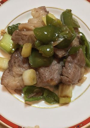 牛肉とピーマンのオイスターソース炒め-レシピのメイン写真