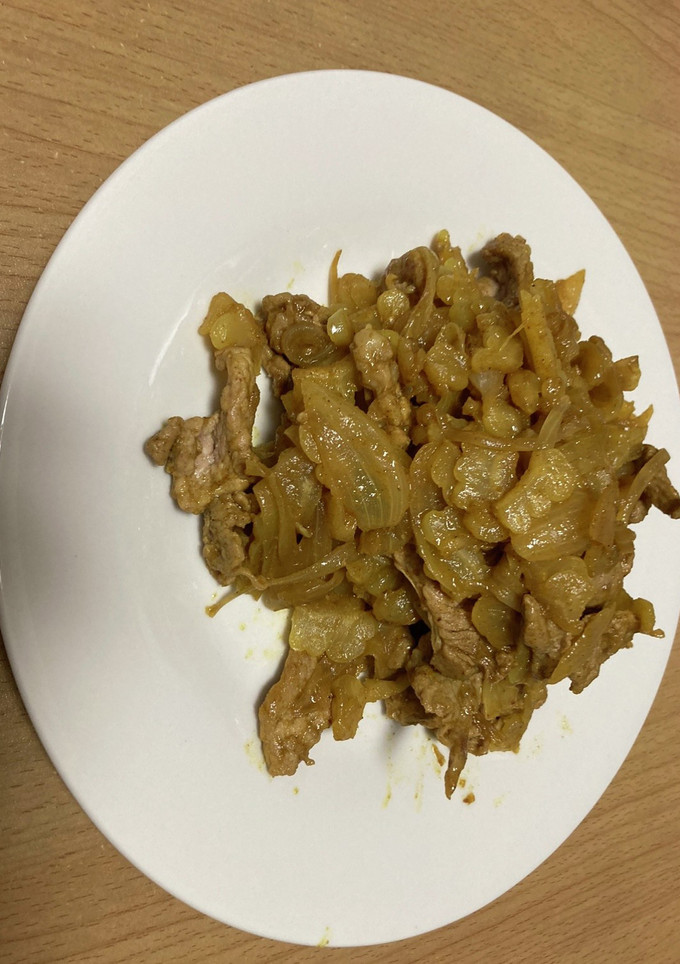 ゴーヤーと豚こまのカレー炒め-レシピのメイン写真