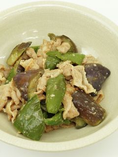 秋茄子と豚肉の味噌炒め-レシピのメイン写真