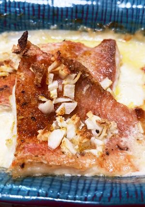 白身魚のオーブン焼き　クリームソース-レシピのメイン写真