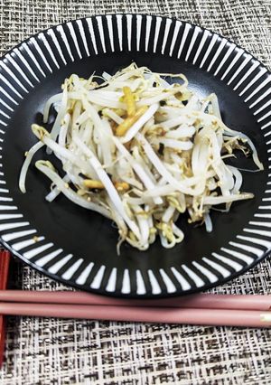 火を使わない！もやしのお茶漬けの素和え-レシピのメイン写真