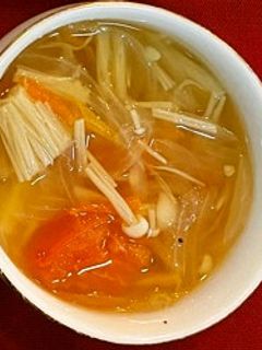 きのことトマトのコンソメスープ-レシピのメイン写真