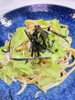 レンチンで簡単!しらすキャベツパスタ♪-レシピのメイン写真