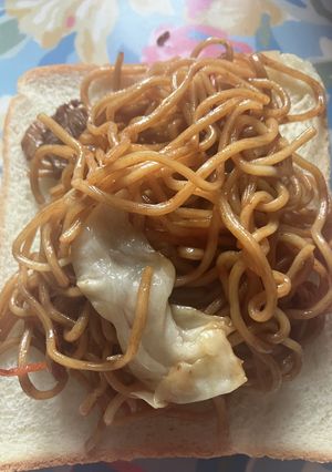 オガタ家　朝食　焼そばパン-レシピのメイン写真