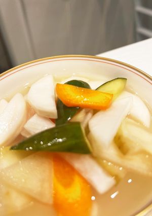 アラ!こんなに美味しい米粉で作る水キムチ-レシピのメイン写真