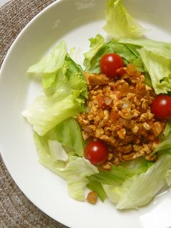 島豆腐とテンペのタコライス-レシピのメイン写真