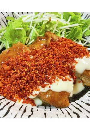 鶏の旨辛焼きチーズがけ-レシピのメイン写真