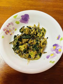 青菜ときのこのオリオポン酢炒め-レシピのメイン写真