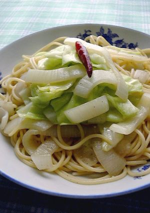 春キャベツと新たまねぎの春いっぱいパスタ-レシピのメイン写真
