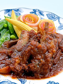 シチュー風ラム肉スペアリブ赤ワイン煮込-レシピのメイン写真
