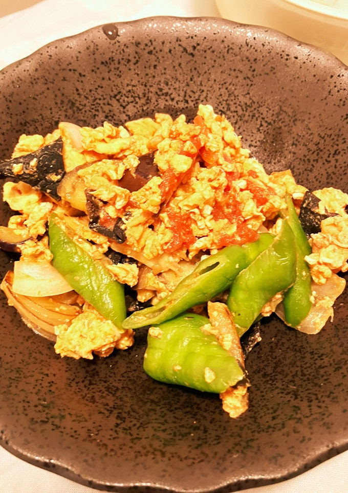 野菜と卵のトマトカレー炒め-レシピのメイン写真
