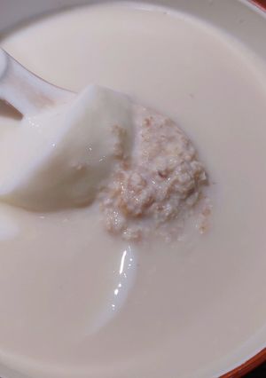 食欲がない時に！甘くて簡単オートミール粥-レシピのメイン写真