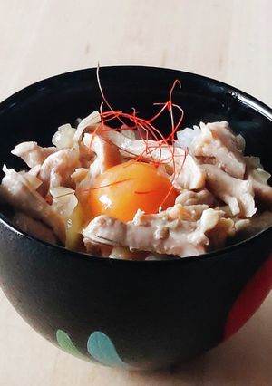 鶏肉飯★屋台ジーローハン★卵★台湾グルメ-レシピのメイン写真