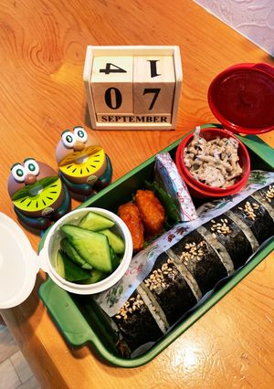 高一長女　お弁当(キンパ15)-レシピのメイン写真