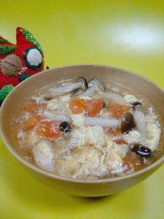 トマトとしめじの卵スープ -レシピのメイン写真